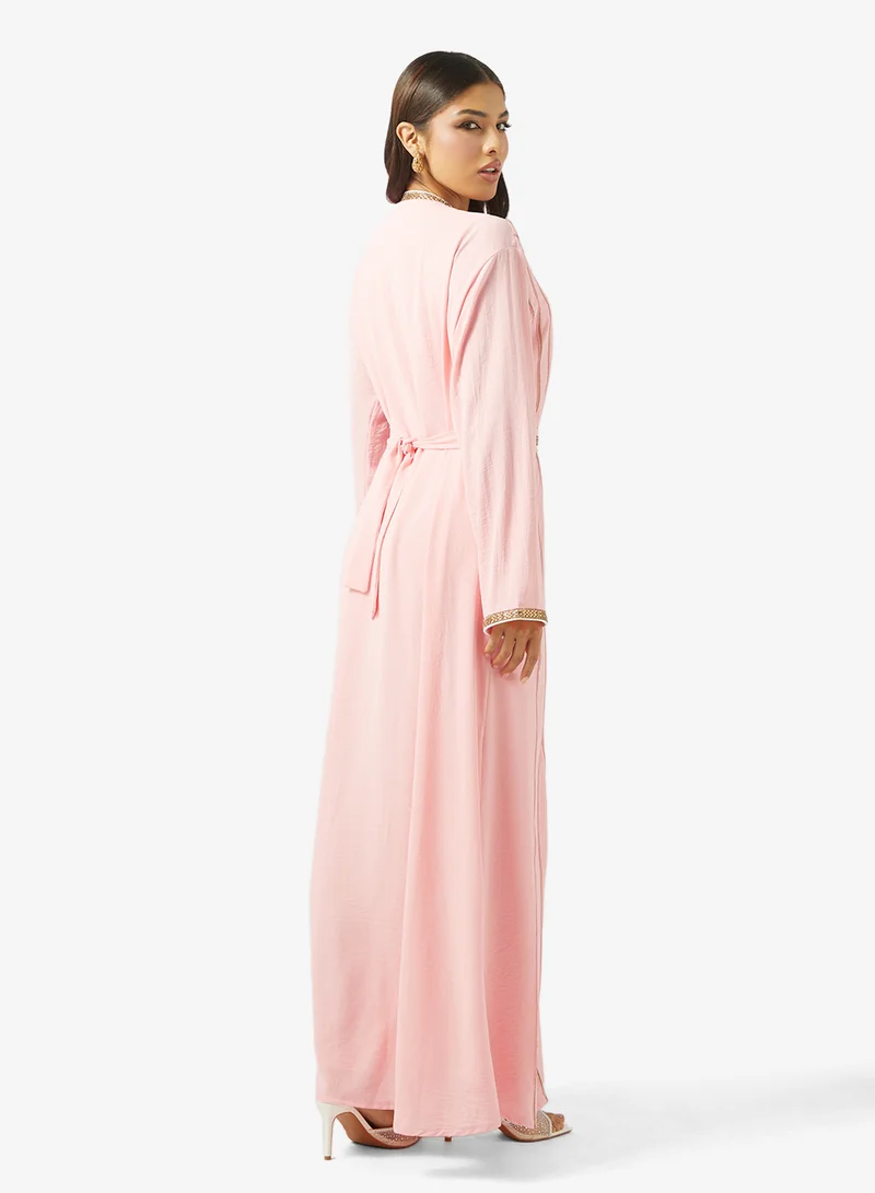 ARABIAN CLOSET LADIES ABAYA 2 PIECE WITH BELT